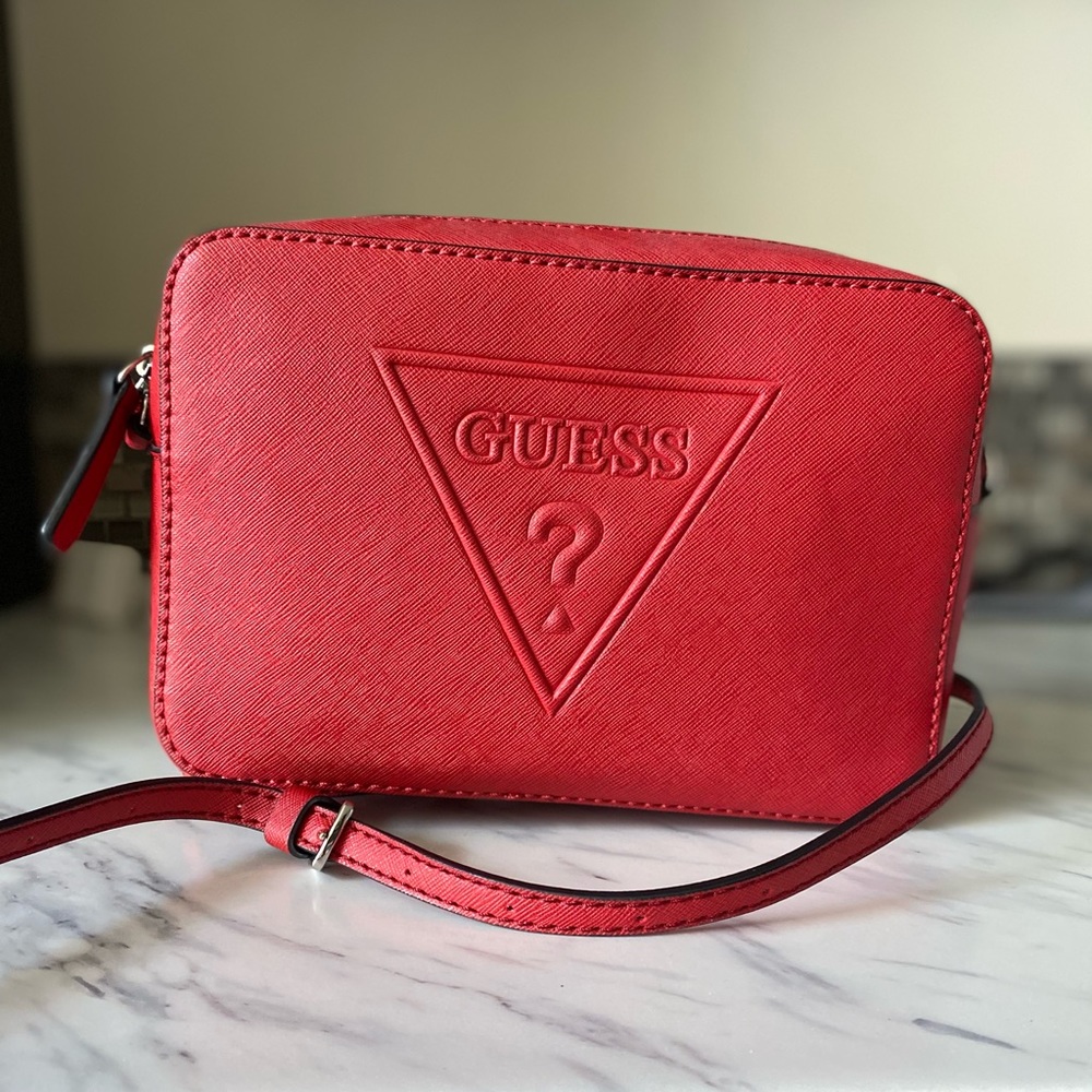 Guess Red Crossbody Bag Purse